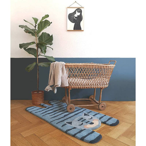 Lastetoa vaip Sinine tiiger