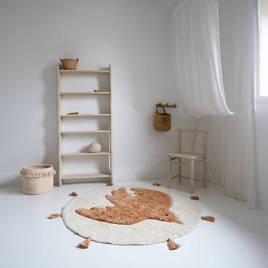 Lastetoa ümmargune vaip "Toast" Linnuke